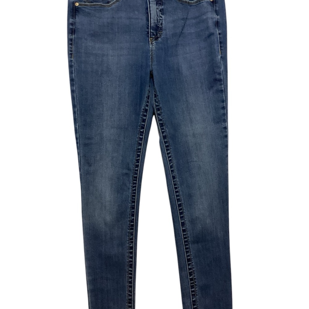 Seven 7 blue denim tummy less high rise skinny jean’s size 10